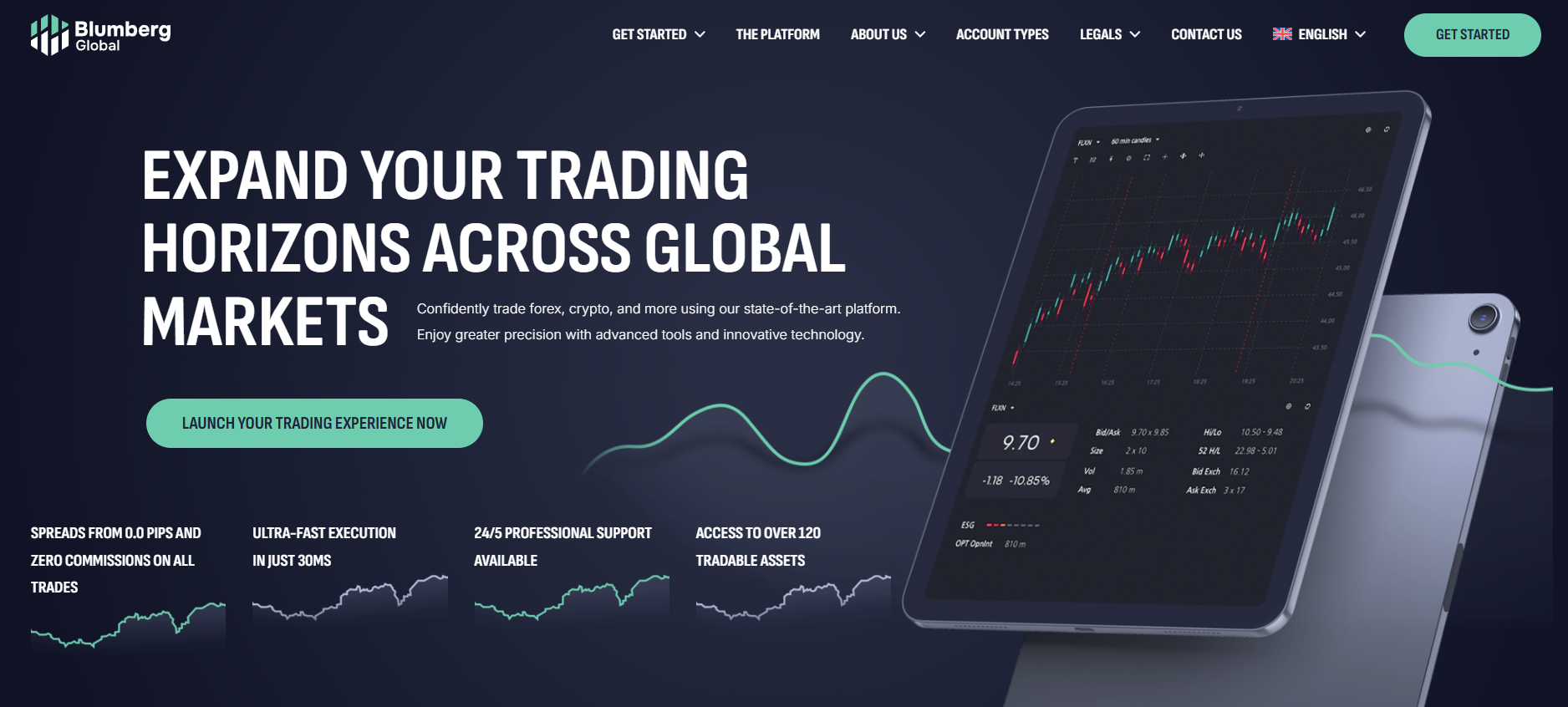 Blumberg Global homepage